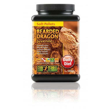 Exo Terra Bearded Dragon Food Juvenile Soft Pellets 250gm