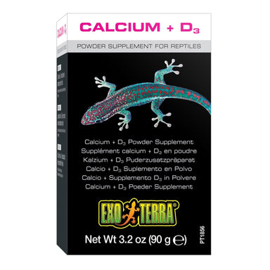 Exo Terra Calcium + D3 Powder Supplement 90g