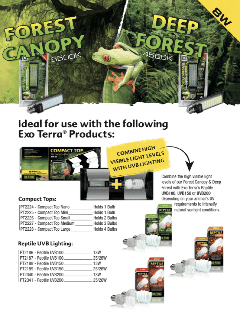 Exo Terra Forest Canopy LED 6500K