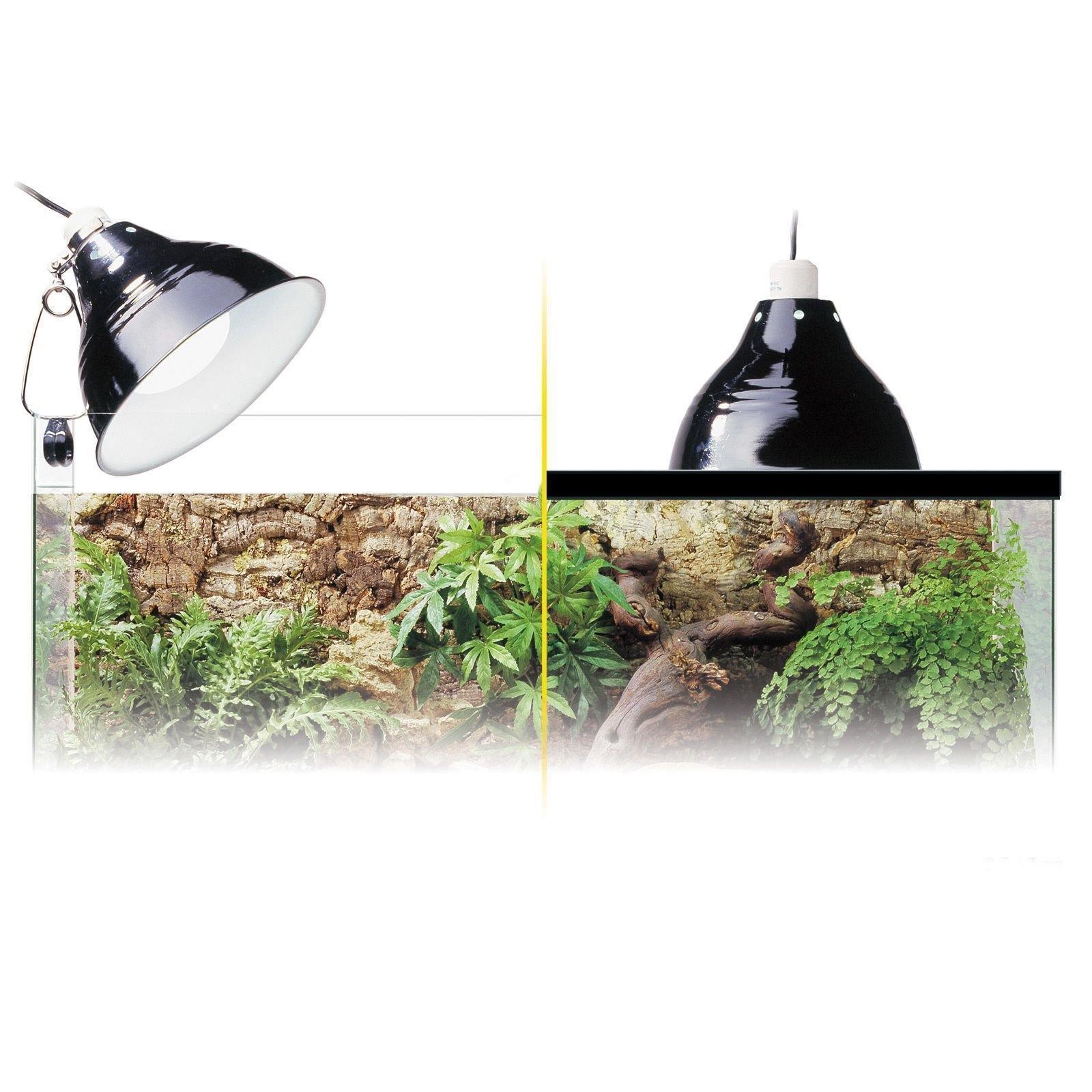 Exo Terra Porcelain Clamp Lamp Reflector Small 14cm