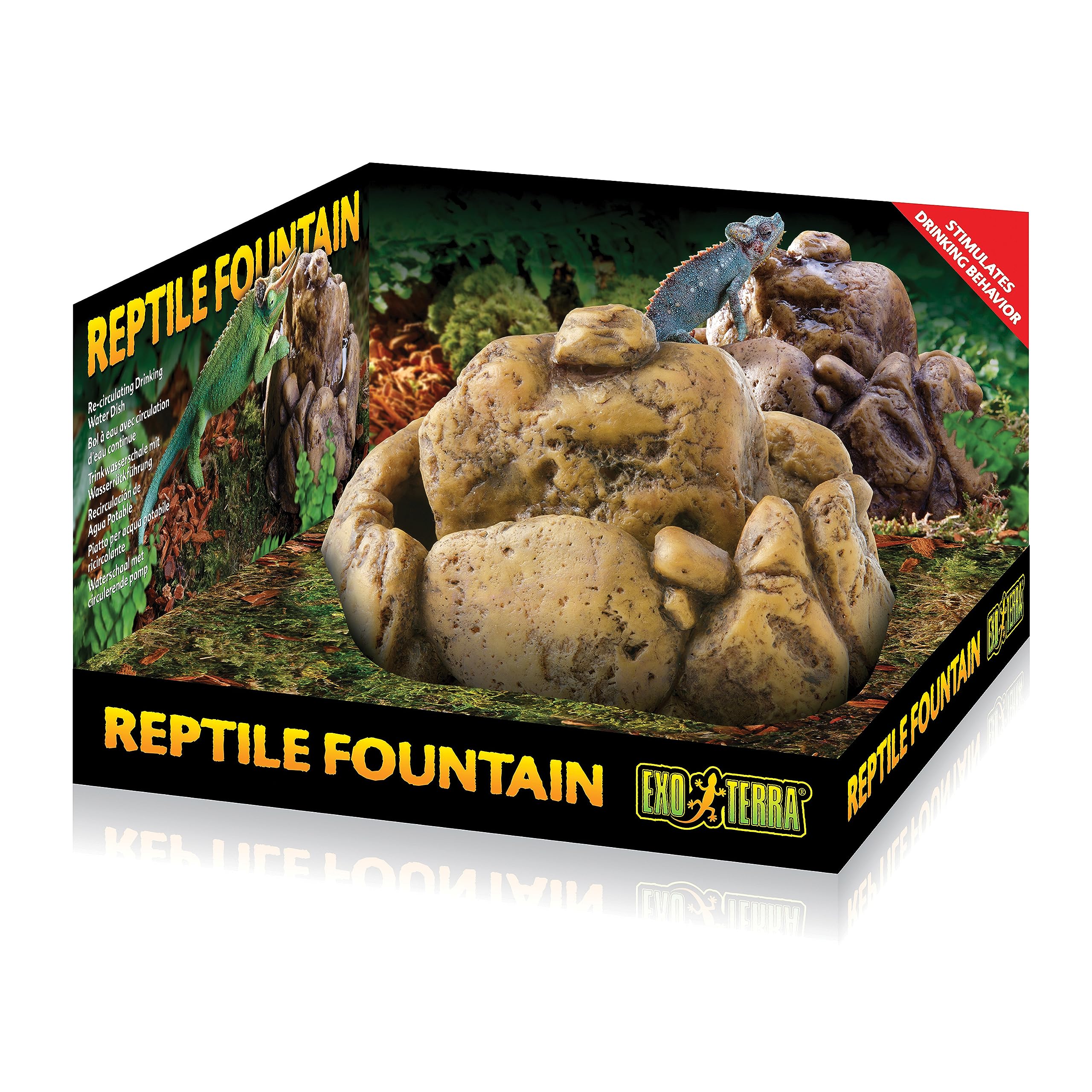 Exo Terra Reptile Fountain Water Dish