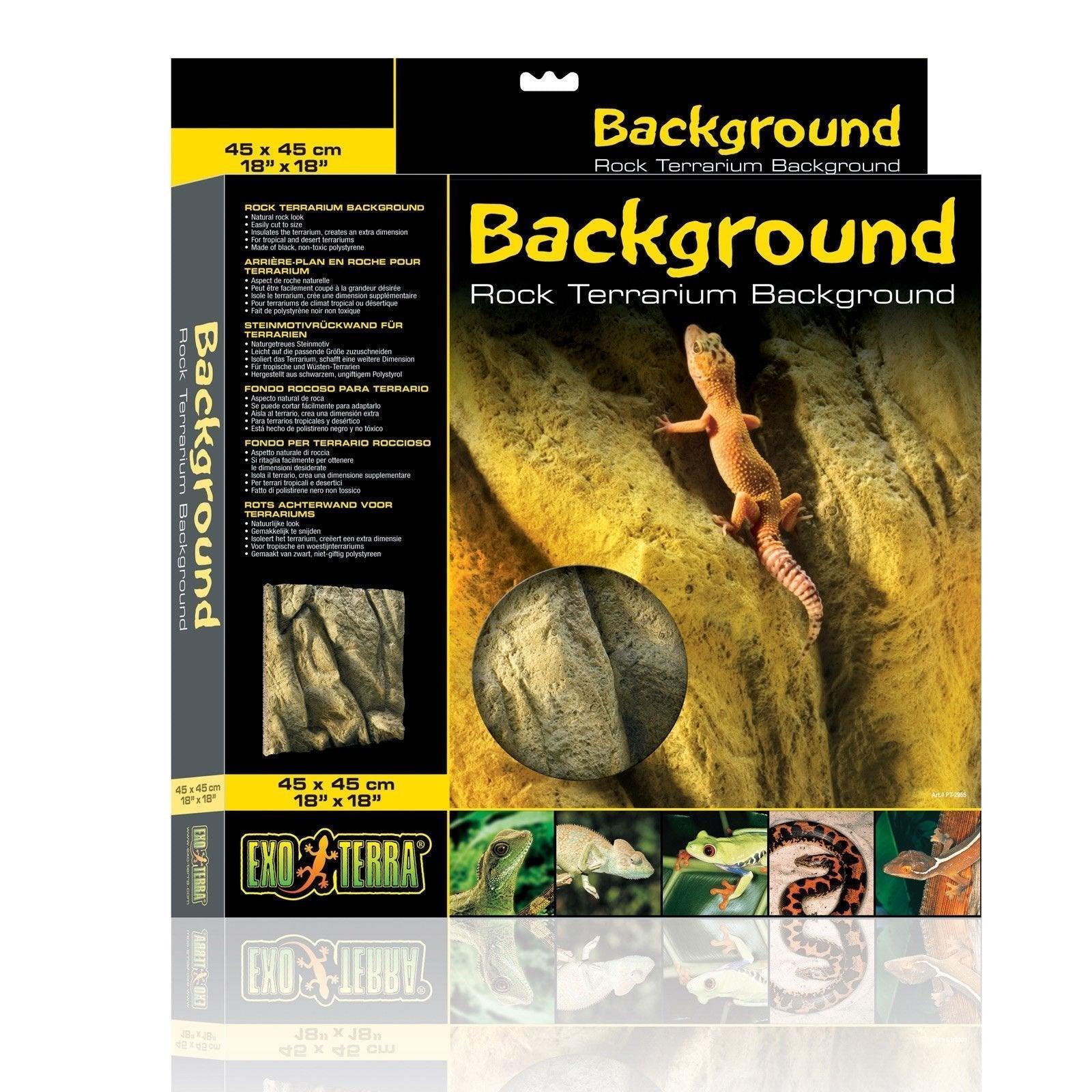 Exo Terra Rock Terrarium Background 18" X 18"