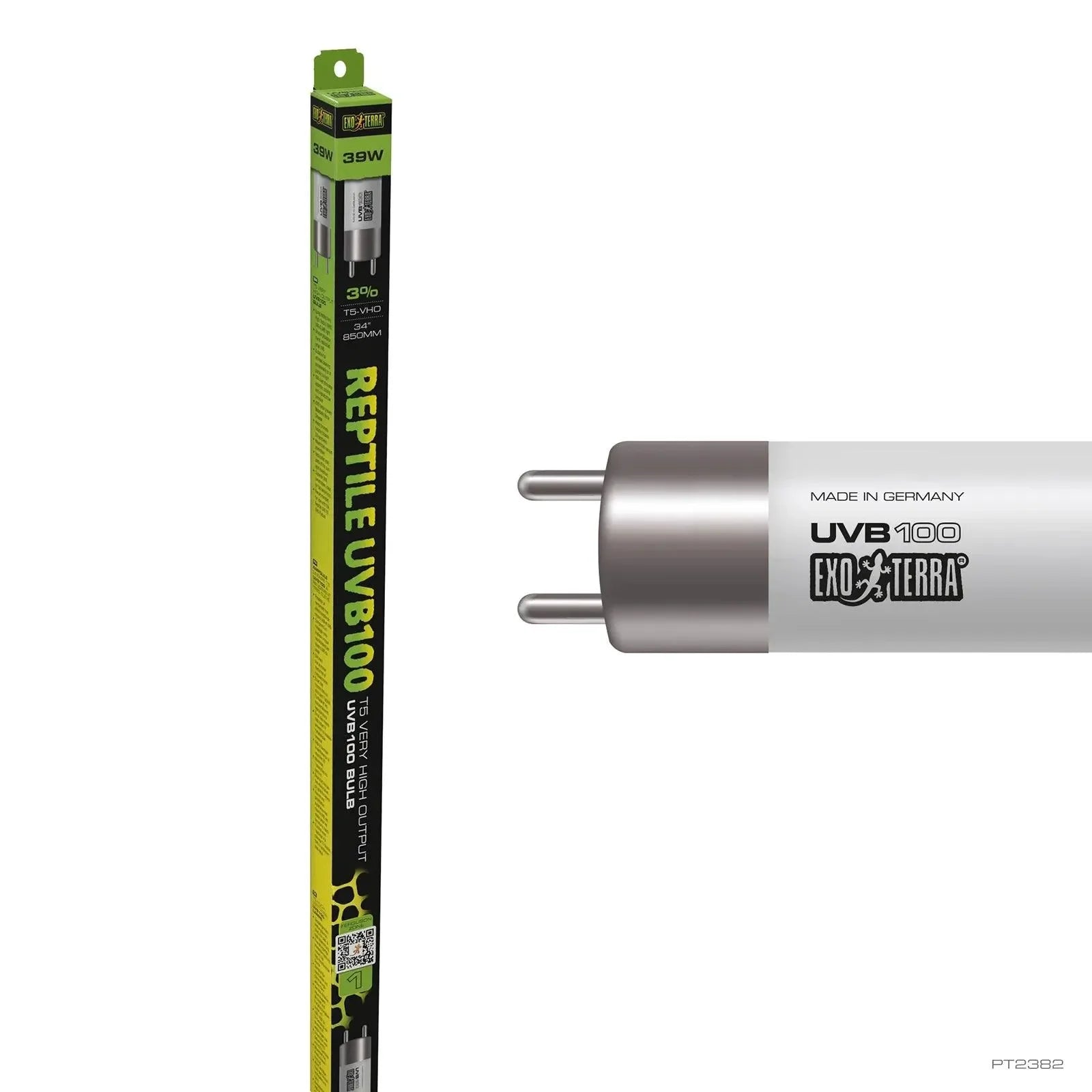 Exo Terra T5 Reptile UVB100 39w Globe with Top