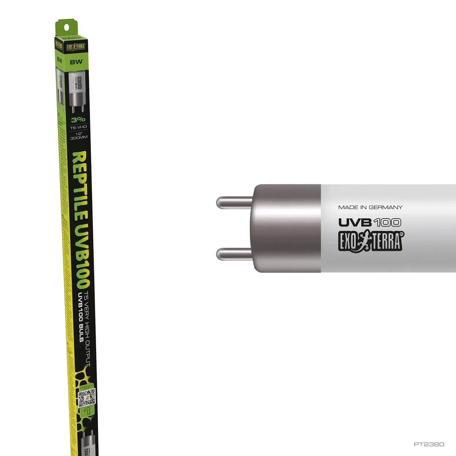 Exo Terra T5 Reptile UVB100 8w Globe with Top