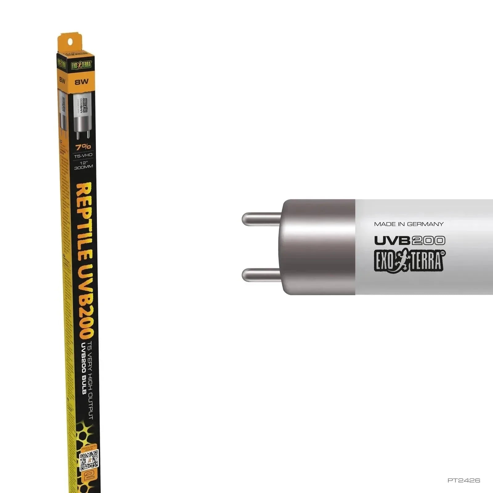 Exo Terra T5 Reptile UVB200 8w Globe with Top