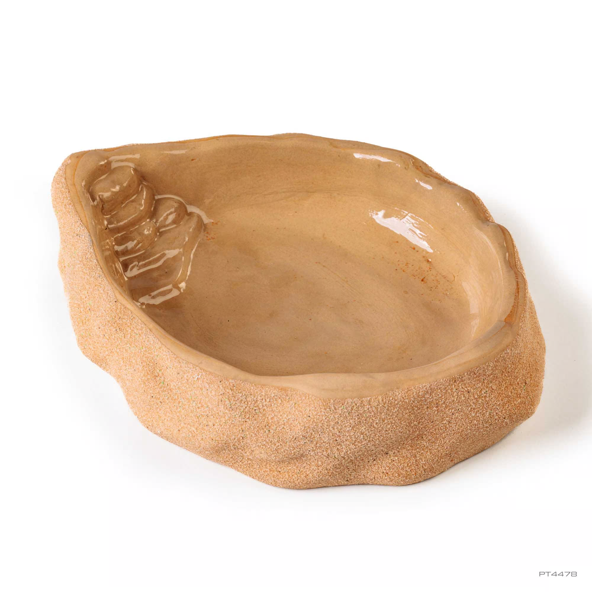Exo Terra Large ceramic terrarium dish for reptile food and water