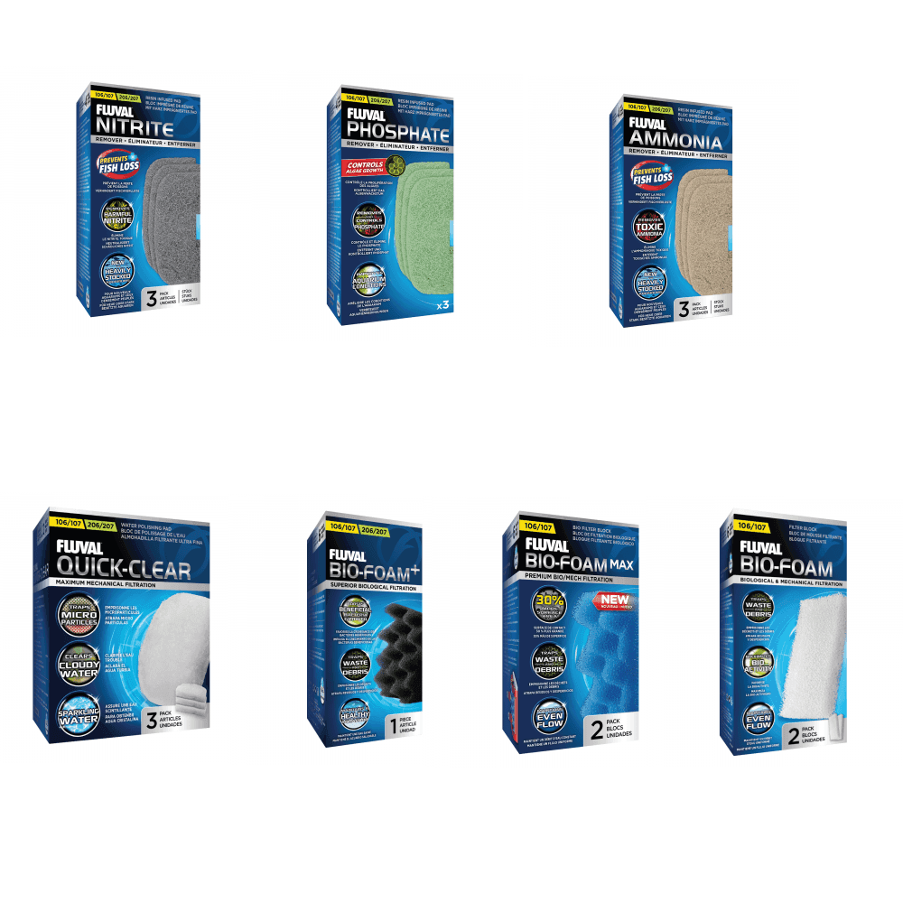 Fluval 106 107 Filter Replacement Foam Pads