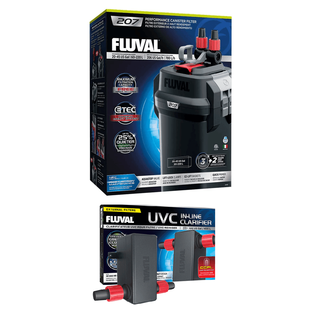 Fluval 207 Filter with UVC