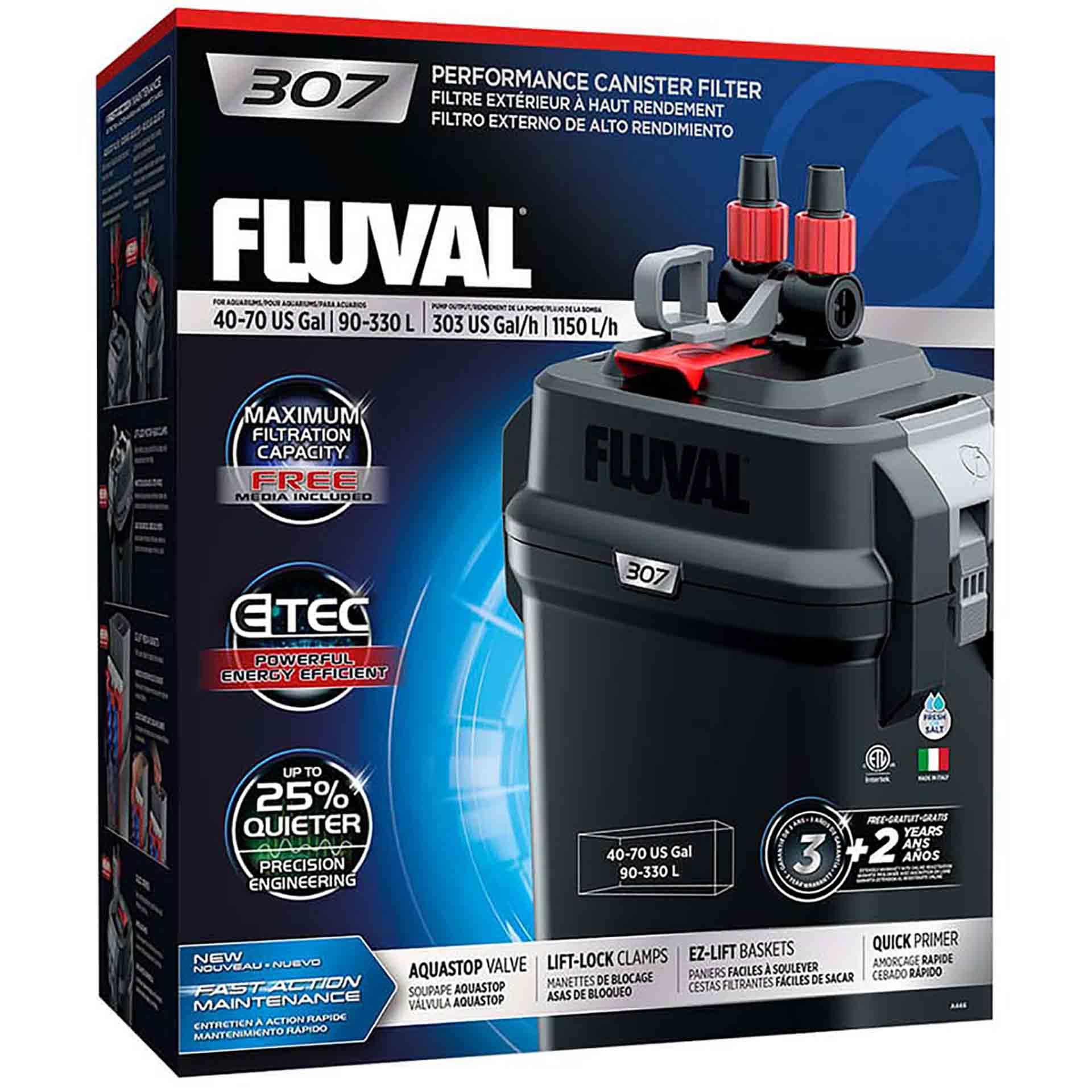 Fluval 307 Filter with UVC