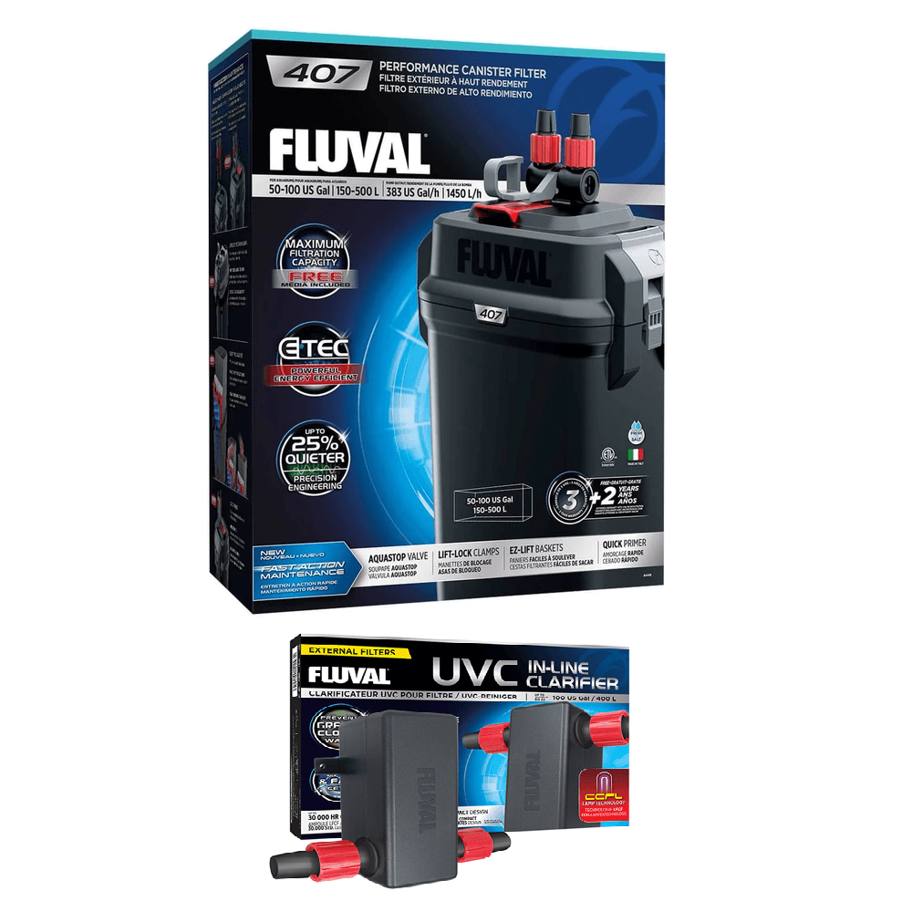 Fluval 407 Filter with UVC