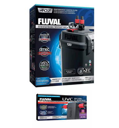 Fluval 407 Filter with UVC