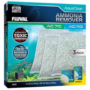 Fluval AquaClear AC110 Ammonia Remover 3pk