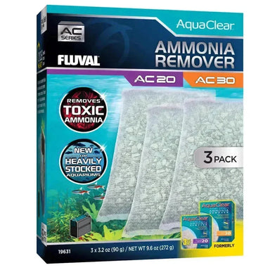 Fluval AquaClear AC20 Ammonia Remover 3pk