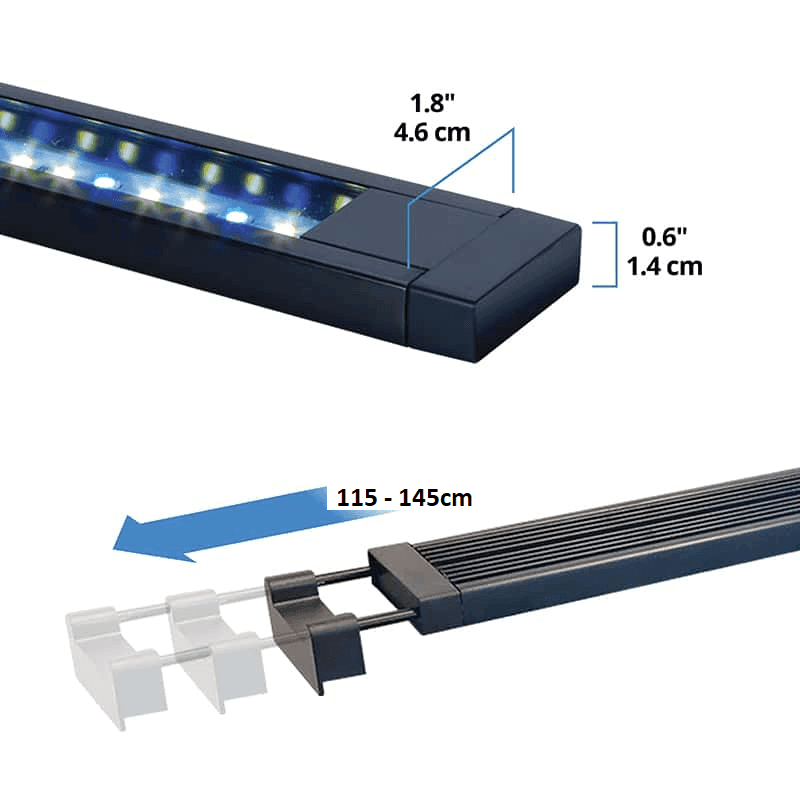 Fluval AquaSky LED 2.0 Light 115-145cm