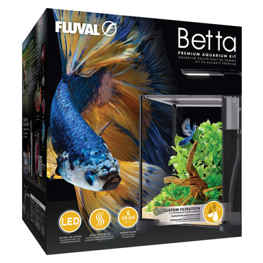 Fluval Betta Premium Aquarium Kit – 22.7L Glass Aquarium