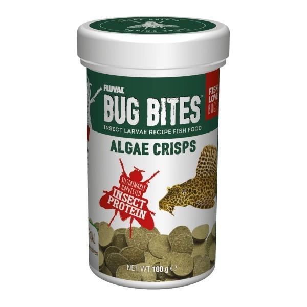 Fluval Bug Bites Algae Crisps 100gm