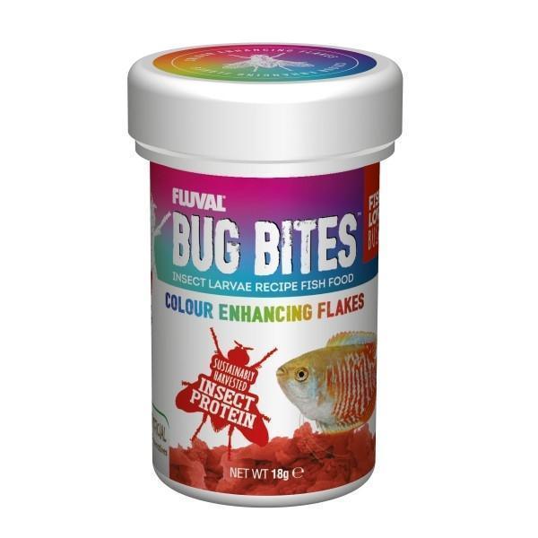 Fluval Bug Bites Colour Enhancing Flakes 18gm