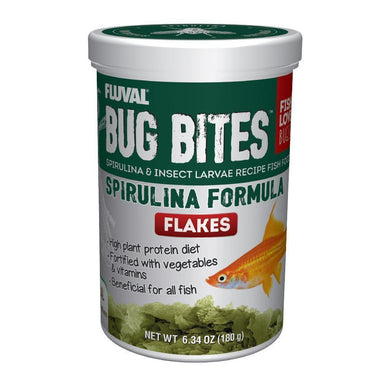 Fluval Bug Bites Spirulina Flakes 180gm