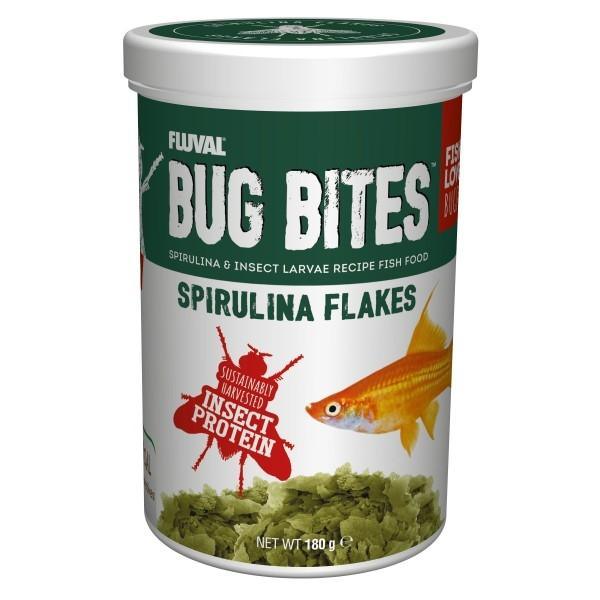 Fluval Bug Bites Spirulina Flakes 90gm