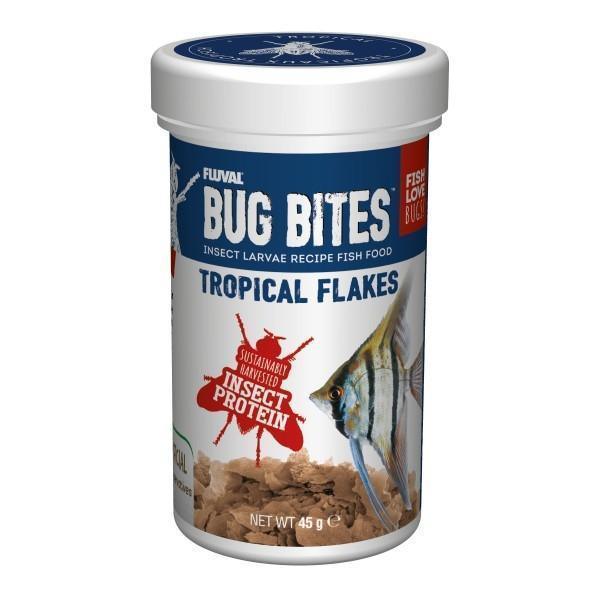 Fluval Bug Bites Tropical Flakes 45gm