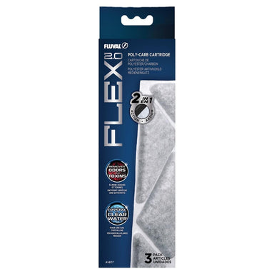 Fluval Flex 2.0 Poly-Carb Filter Cartridges (3-Pack)
