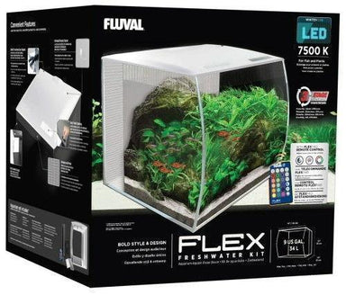Fluval Flex Aquarium 34 Litre White