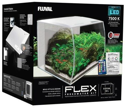 Fluval Flex Aquarium 34 Litre White