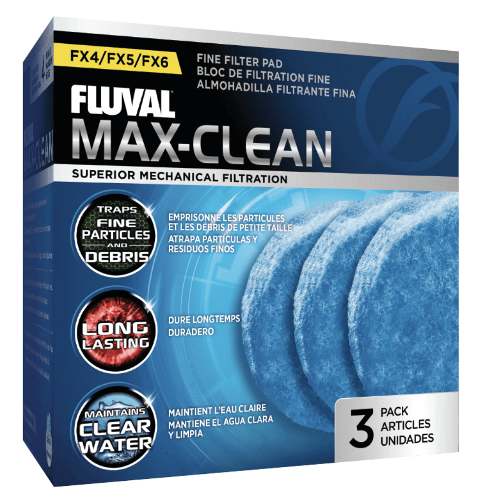 Fluval FX4 FX5 FX6 Fine Filter Pads (3 Pack)