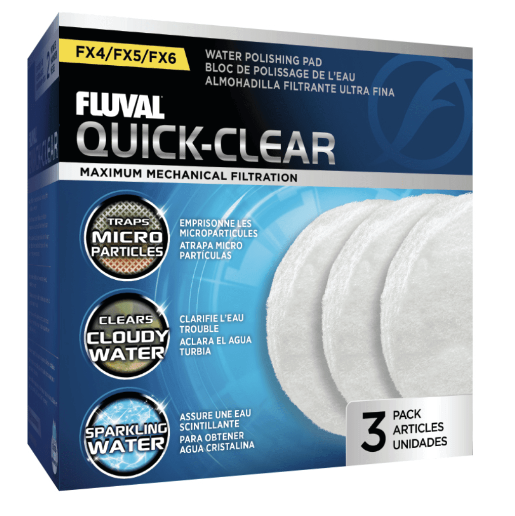 Fluval FX4 FX5 FX6 Polishing Filter Pads (3 Pack)