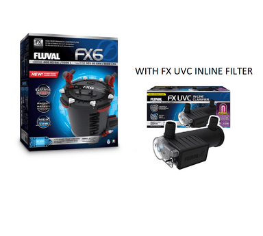 Fluval FX6 Canister Filter with UVC Filter