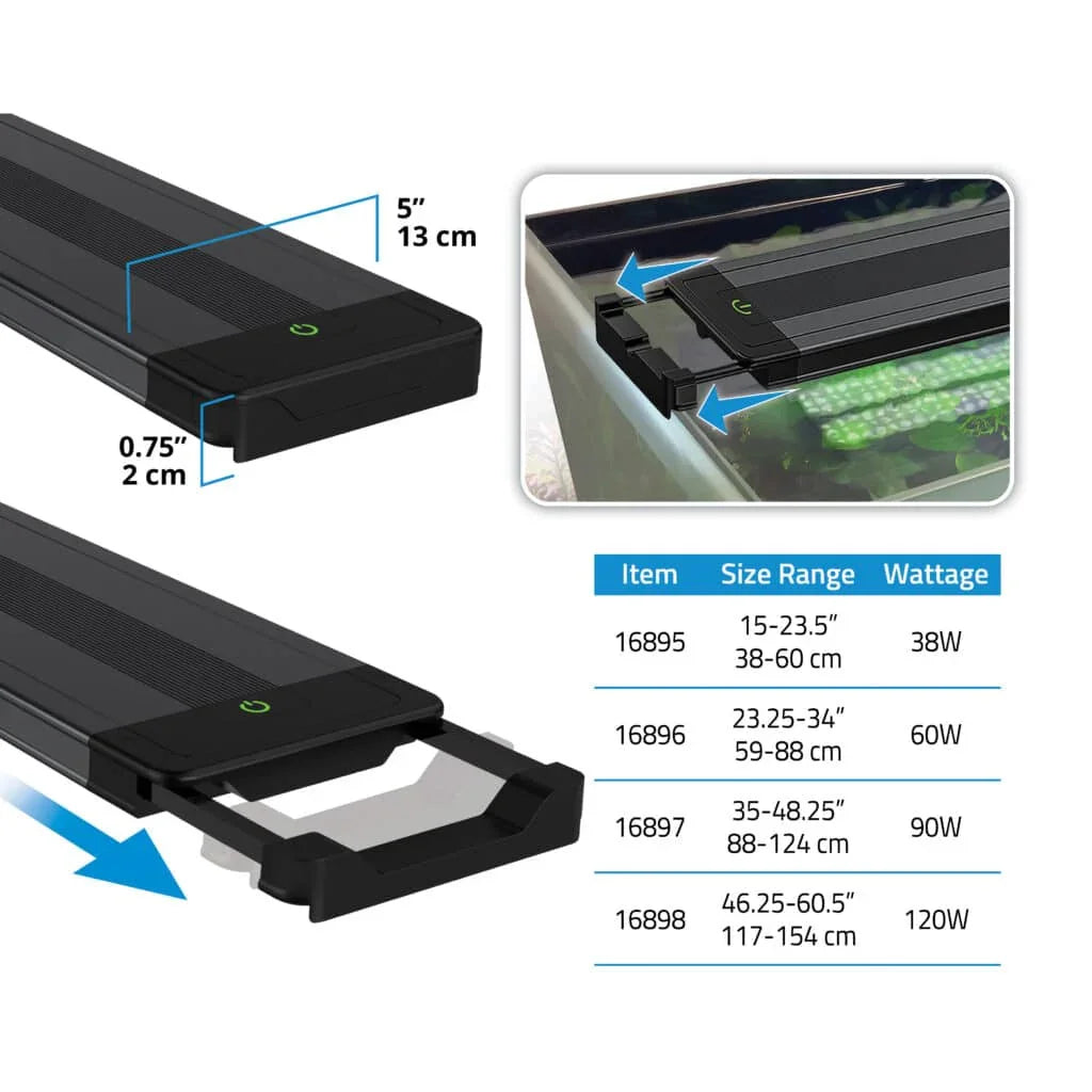 Fluval LED Plant PRO Light 4.0 120w Bluetooth 117-154cm
