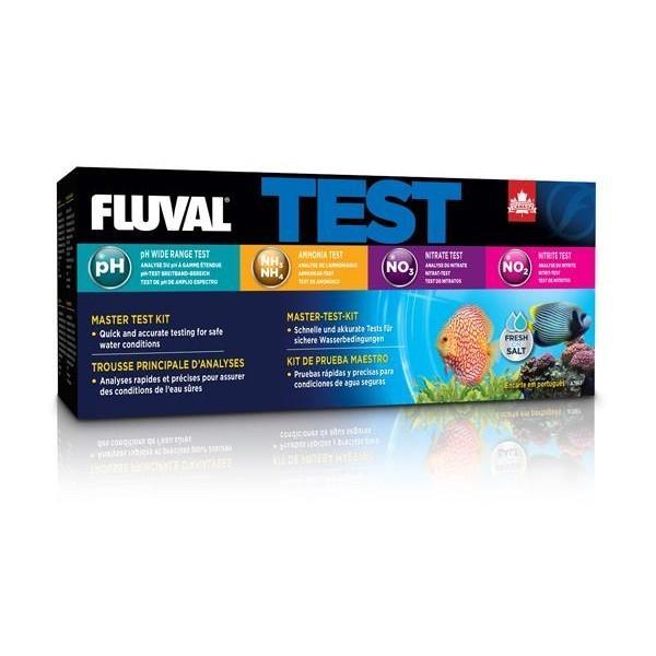 Fluval Master Test Kit (Wide pH, Ammonia, Nitrite, Nitrate)