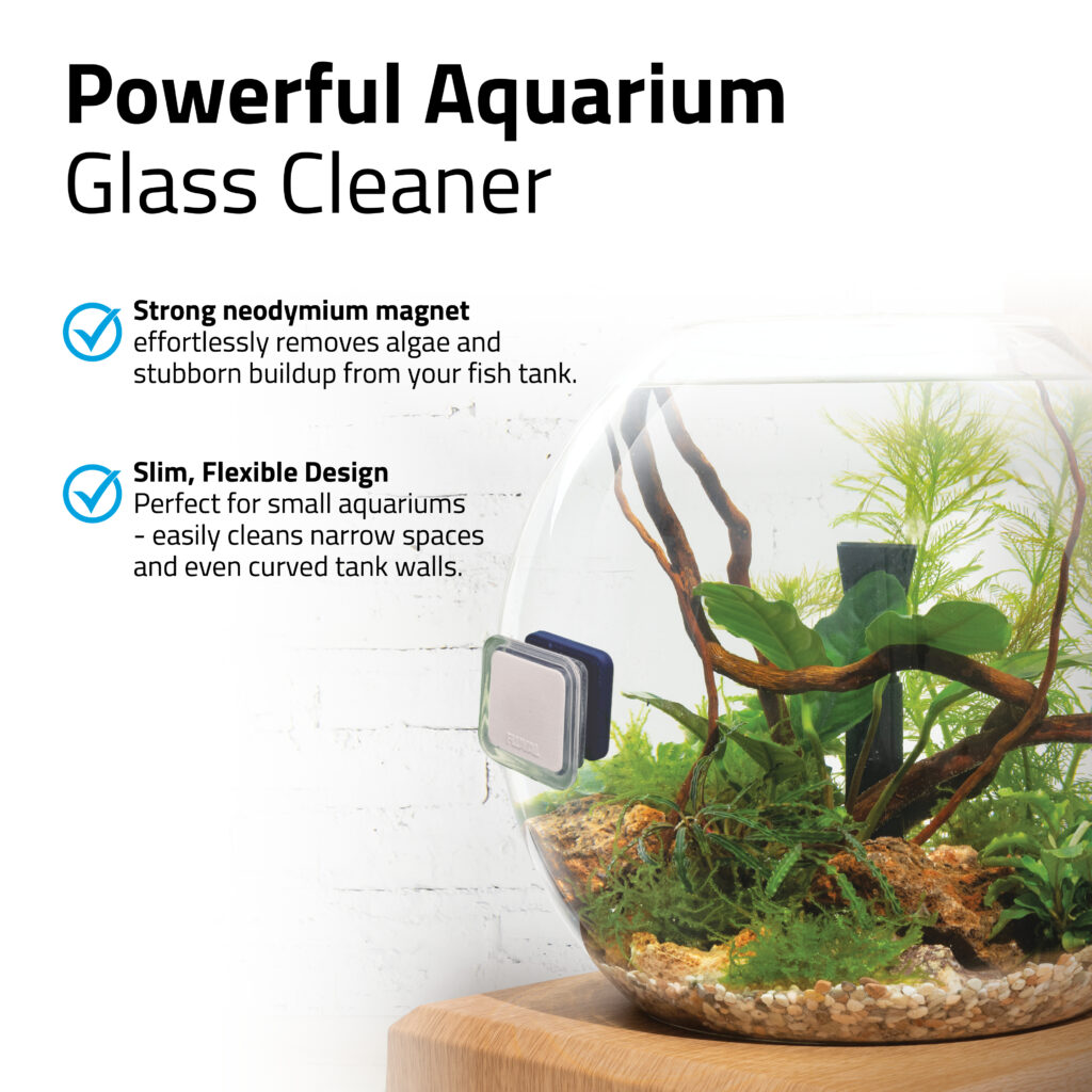 Fluval Mini floating magnetic cleaner for glass fish tanks