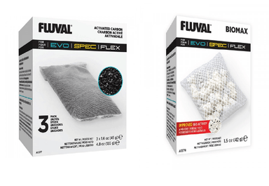 Fluval Spec/Flex /Evo Replacement Carbon Biomax Combo