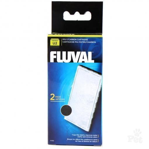 Fluval U2 Poly-Carbon Cartridge (2pk)