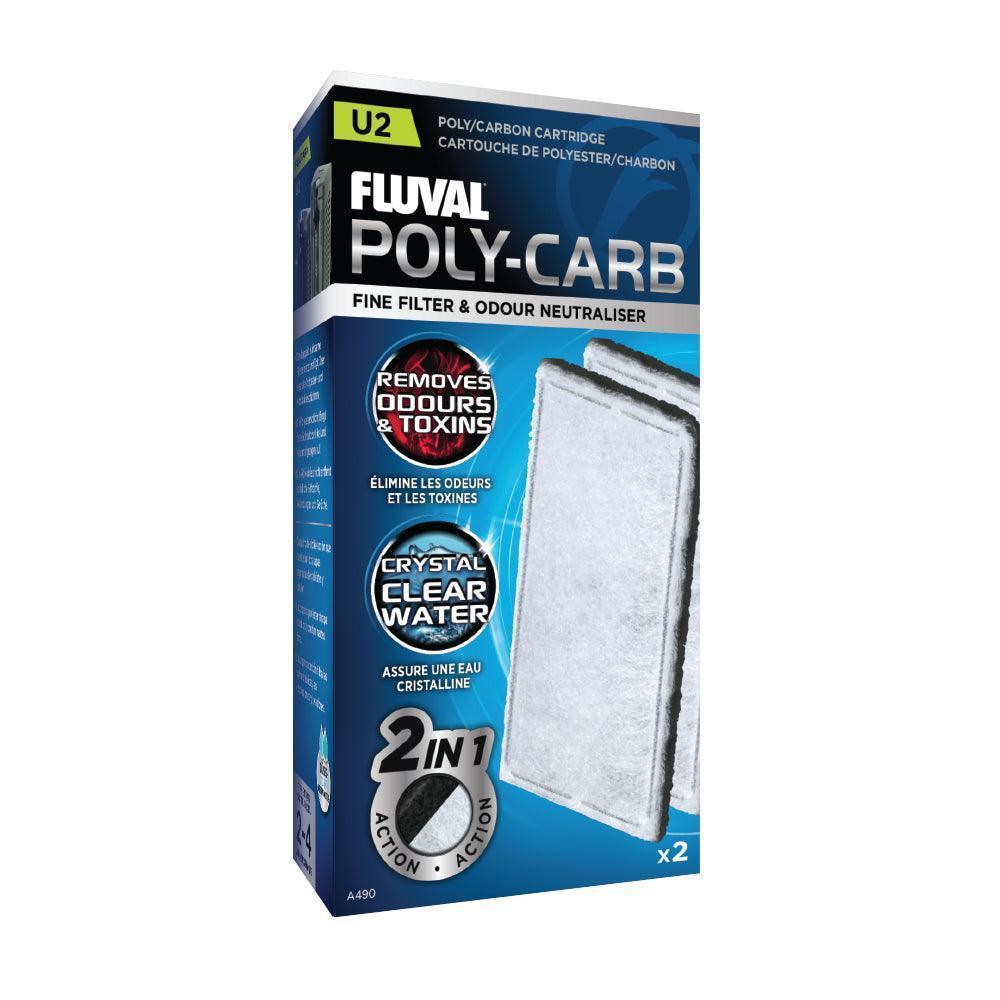Fluval U2 Poly-Carbon Cartridge (2pk)
