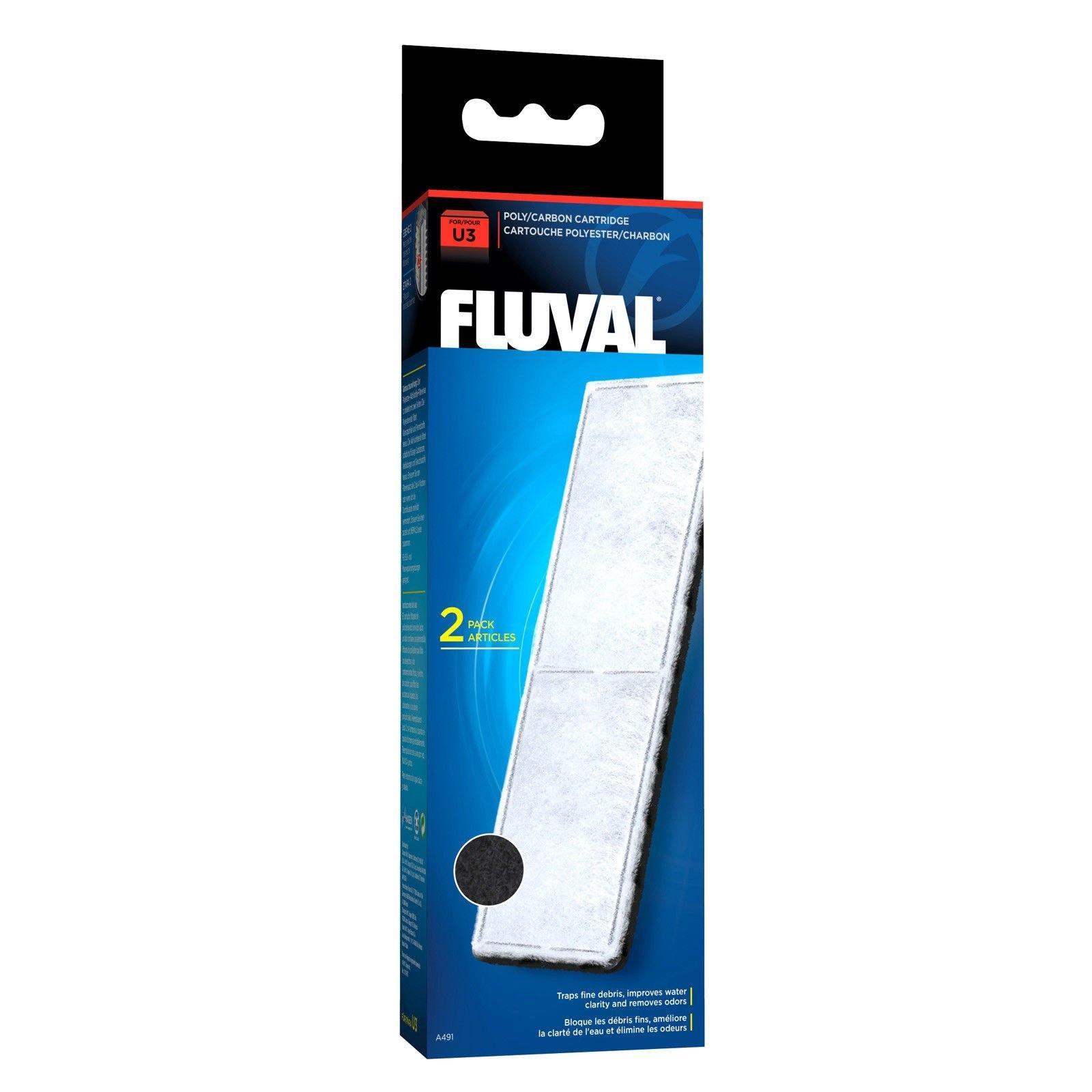 Fluval U3 Poly-Carbon Cartridge (2pk)