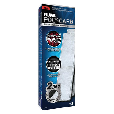 Fluval U3 Replacement Foam Carbon Pack