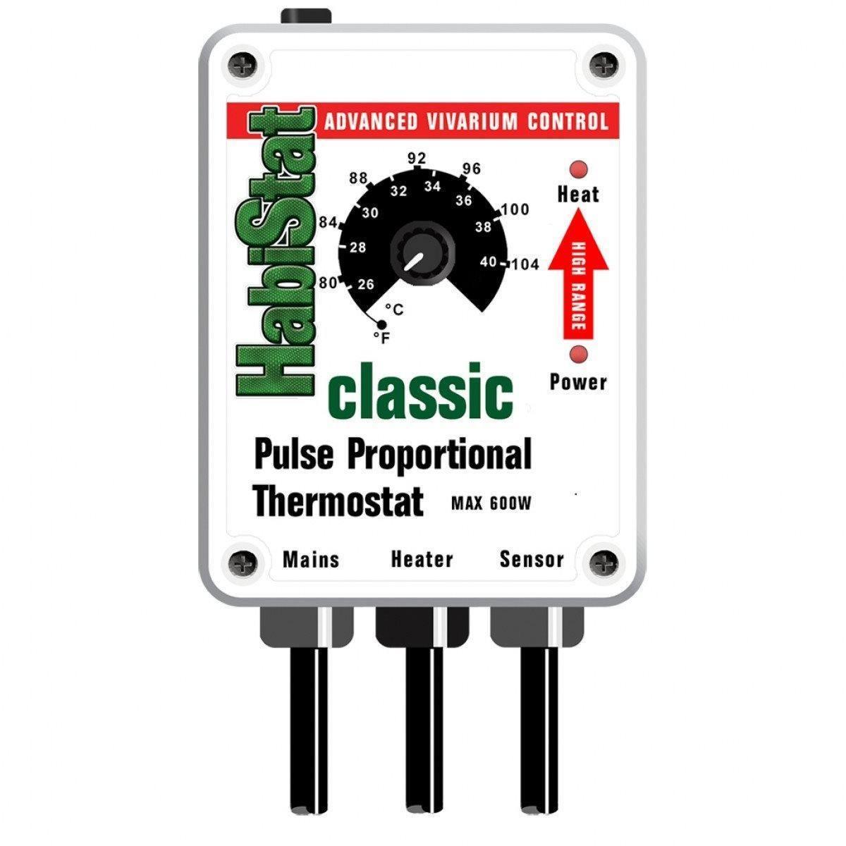 HabiStat Pulse Proportional High Range Thermostat White 600w