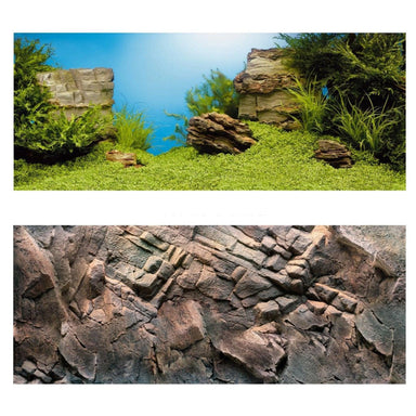 Juwel Rock Plant Aquarium Background Wallpaper 150x60cm