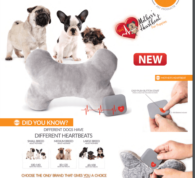 K & H Mothers Heartbeat Pillow Small