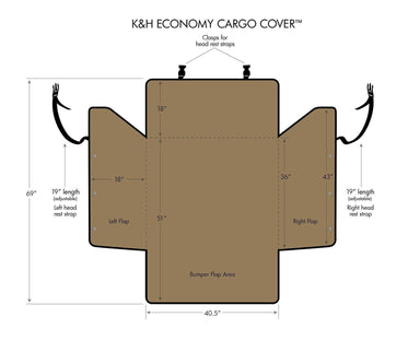 K&H Car SUV Cargo Dog Mat Protector