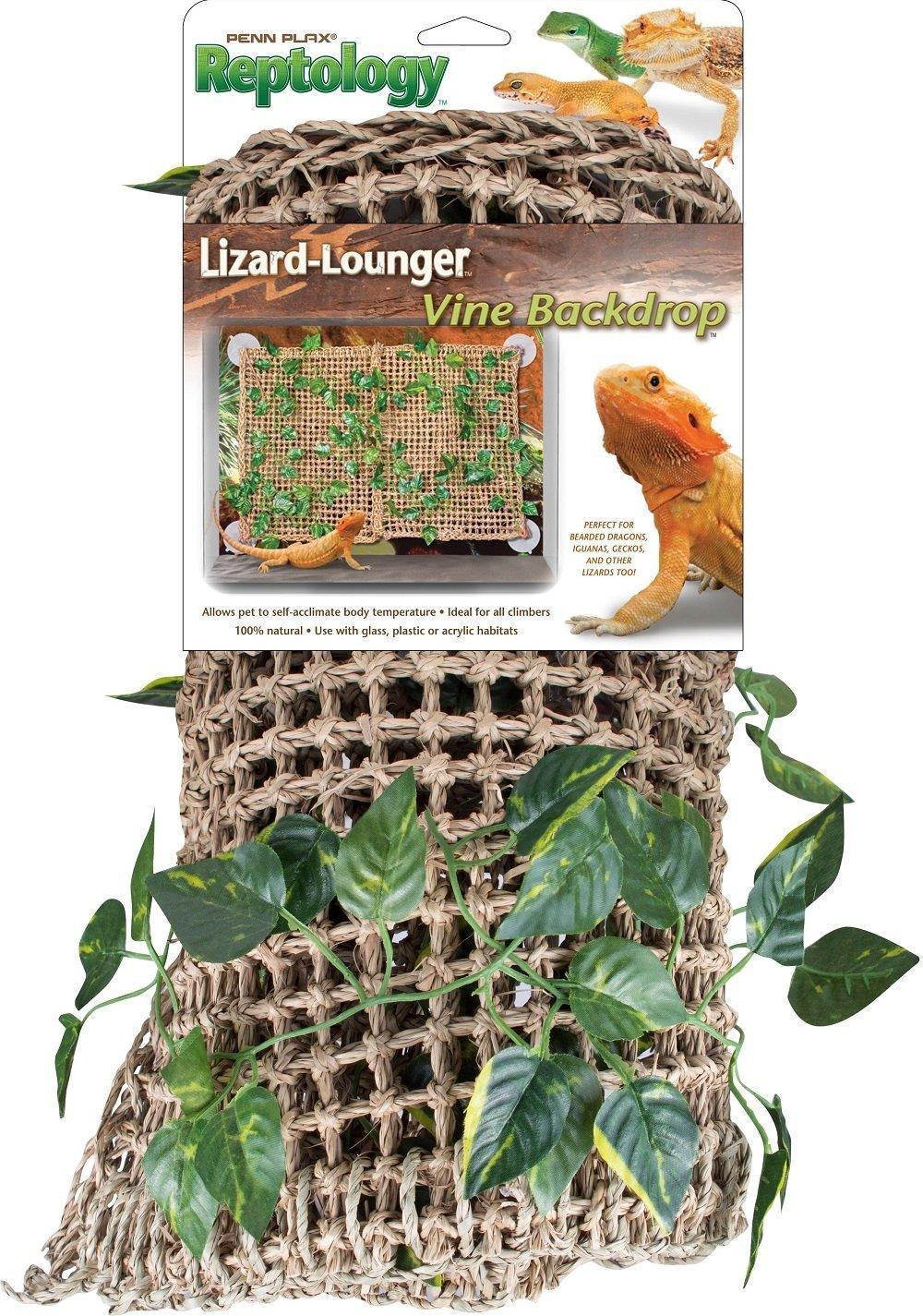 Lizard Lounger Penn Plax with Vine