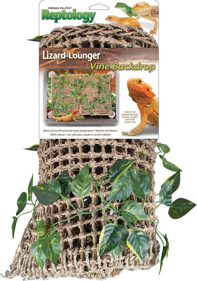 Lizard Lounger Penn Plax with Vine