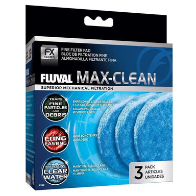 Fluval FX2 FX4 FX5 FX6 Fine Filter Pads (3 Pack)