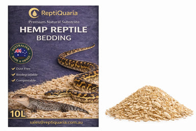 Natural Hemp Reptile Bedding Substrate 10L