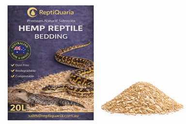 Natural Hemp Reptile Bedding Substrate 20L