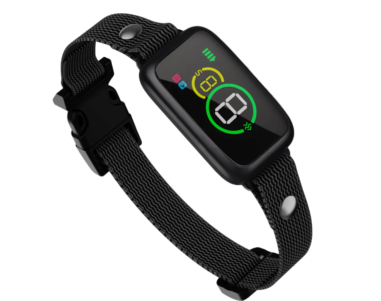 No-Shock Smart Bark Control Collar – Sound & Vibration Training
