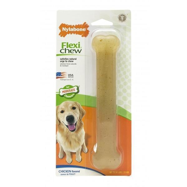 Nylabone Flexi Chew Dog Bone -Giant x3