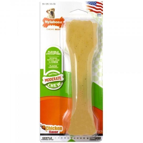 Nylabone Flexi Chew Dog Bone -Souper x3